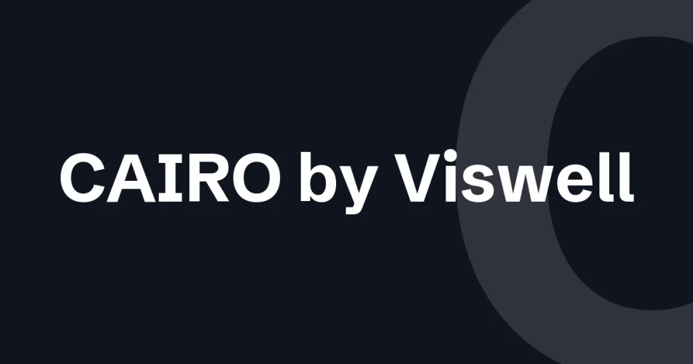 CAIRO Font — CAIRO by Viswell — cover for the premium font write-up on The Asset Crate