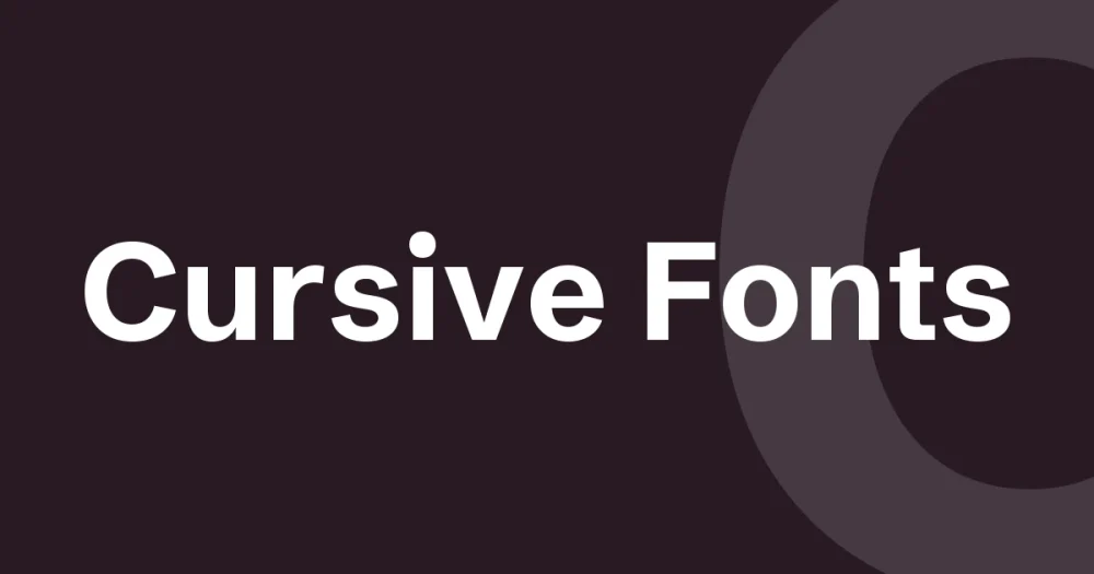 cursive fonts — Cursive Fonts — cover for the premium font write-up on The Asset Crate