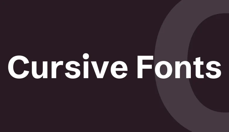 cursive fonts — Cursive Fonts — cover for the premium font write-up on The Asset Crate