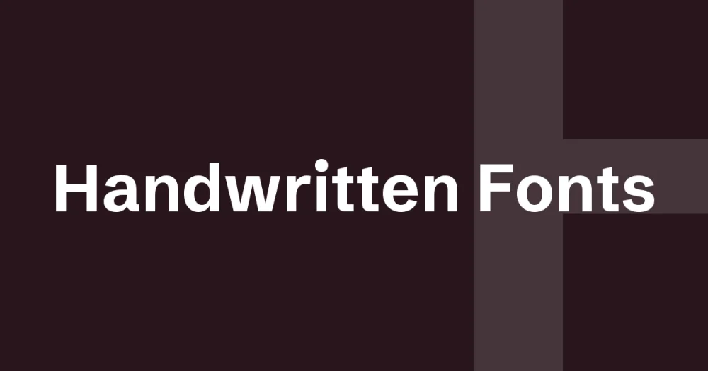 handwritten fonts — Handwritten Fonts — cover for the premium font write-up on The Asset Crate