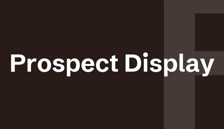 prospect display font — Prospect Display — cover for the premium font write-up on The Asset Crate
