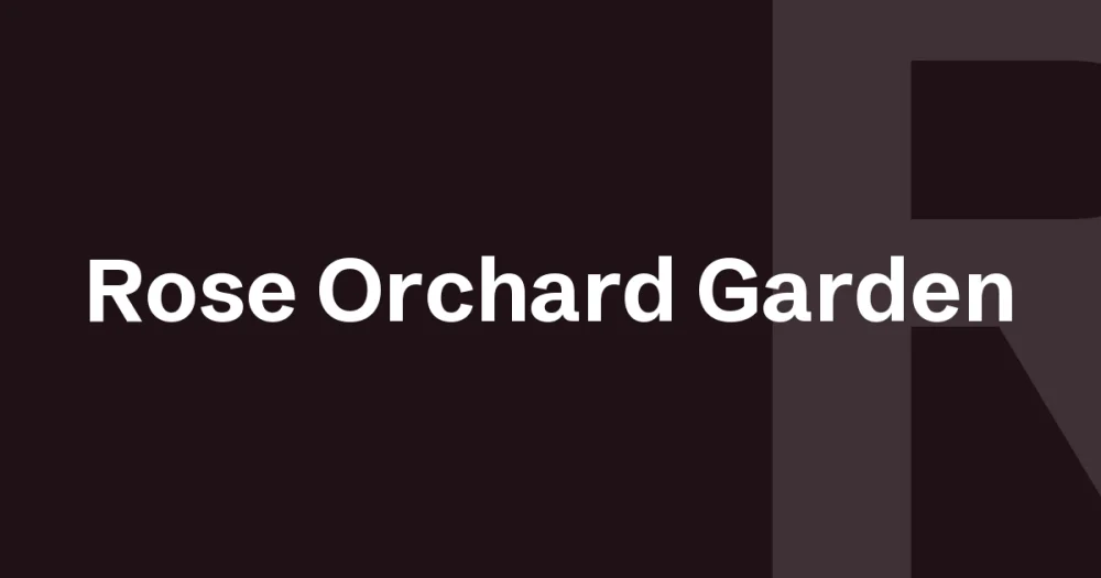 rose orchard garden font — Rose Orchard Garden — cover for the premium font write-up on The Asset Crate