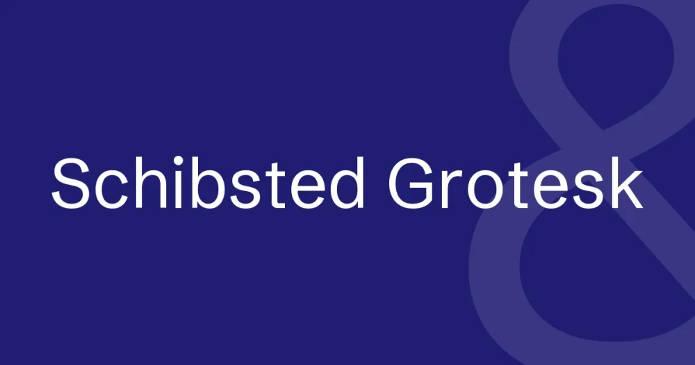 schibsted grotesk font free download — Schibsted Grotesk — the typeface name set in Schibsted Grotesk itself, white on a solid colour cover