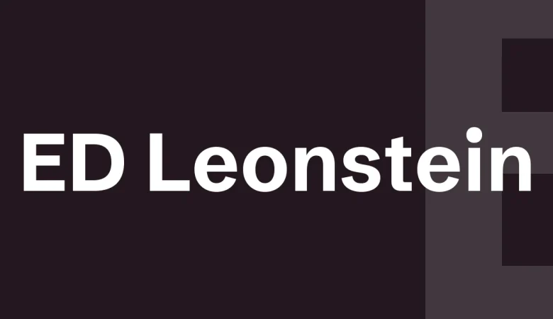 ED Leonstein — cover for the premium font write-up on The Asset Crate