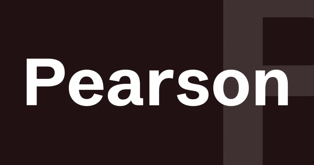 Pearson — cover for the premium font write-up on The Asset Crate