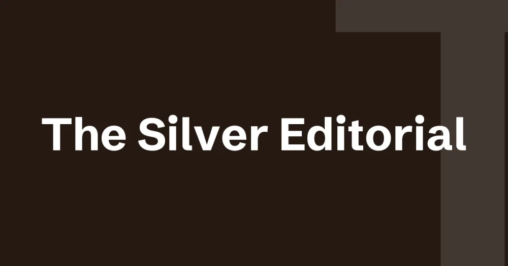 The Silver Editorial — cover for the premium font write-up on The Asset Crate