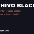 Archivo Black Font Pairing in Canva: 6 Matches - cover